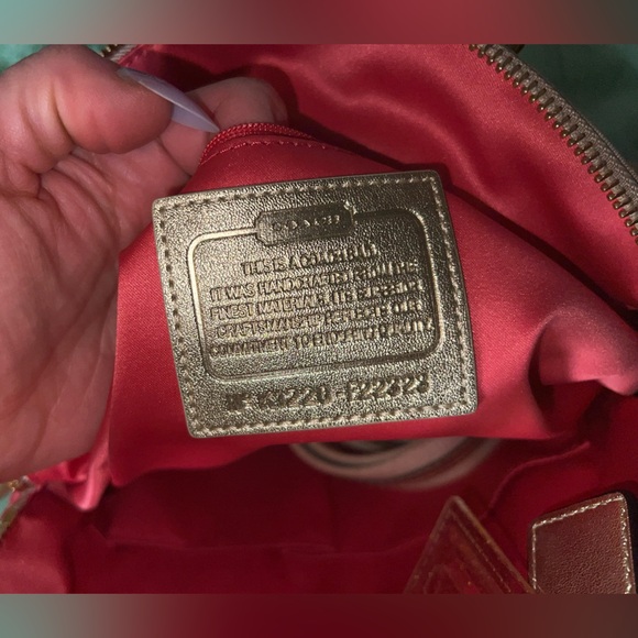 Coach Poppy Crossbody Beige and Multicolor Floral Handbag - Picture 10 of 13